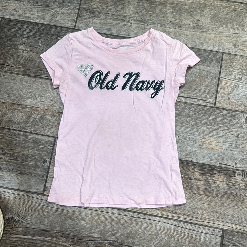 Old Navy Pink Short Sleeve Tee